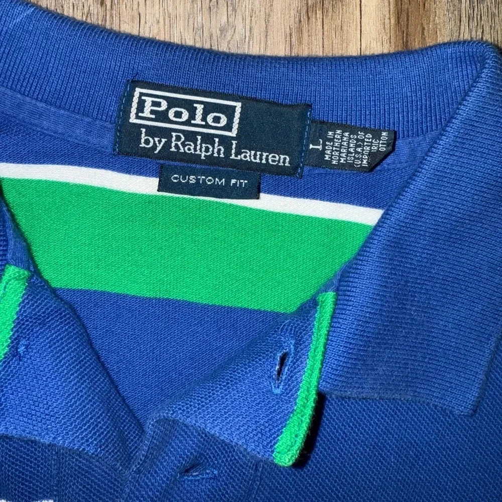 Ralph Lauren • Custom Fit Striped Polo